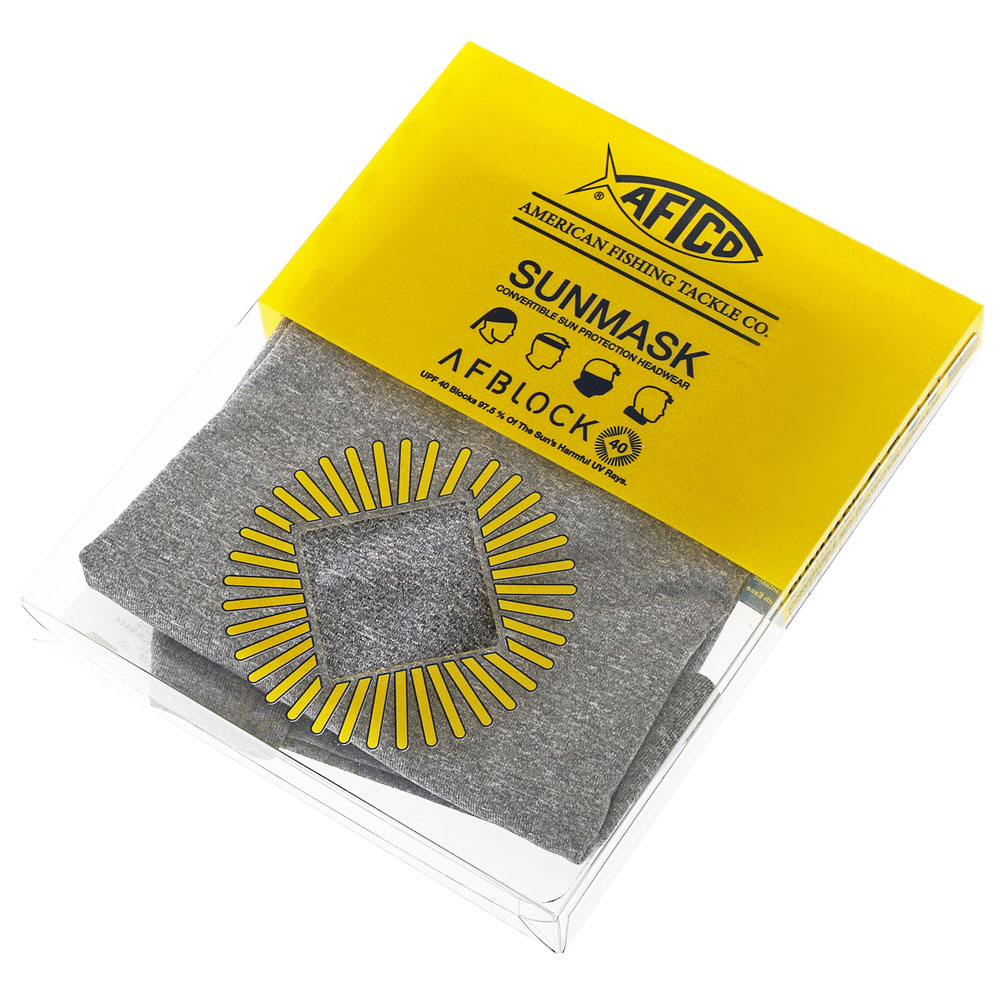 AFTCO Solido Lazercut SPF40+ Sun Mask Silver