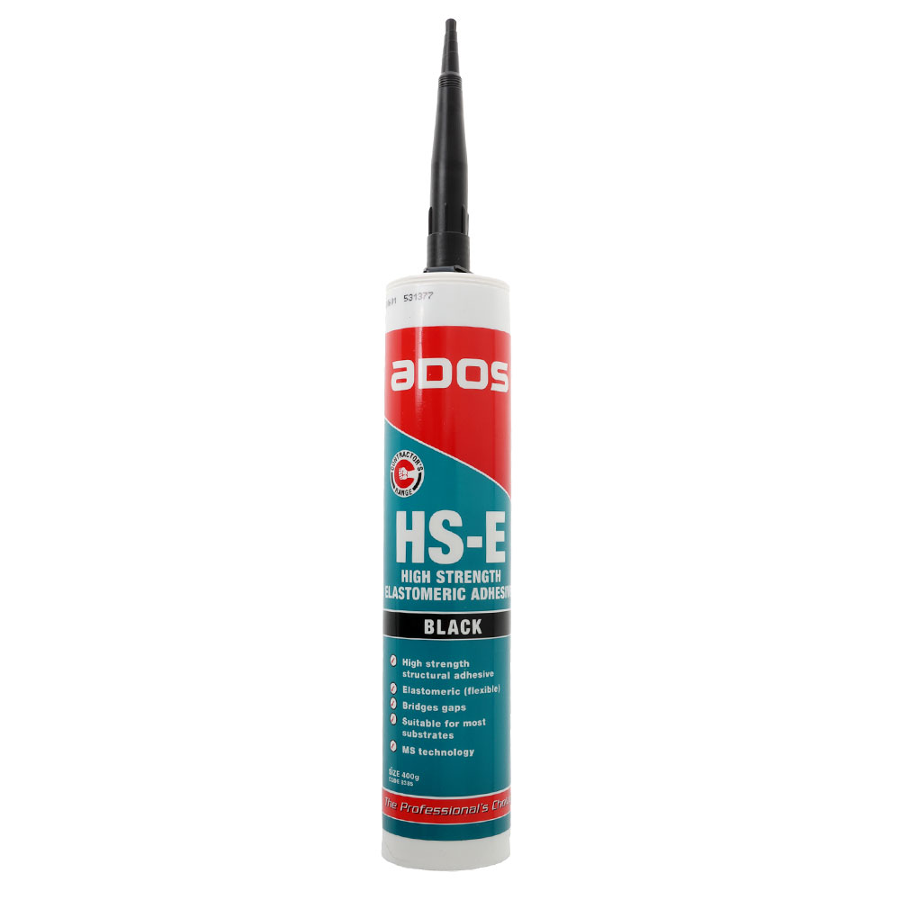 ADOS High Strength Elastomeric Adhesive Black 400g