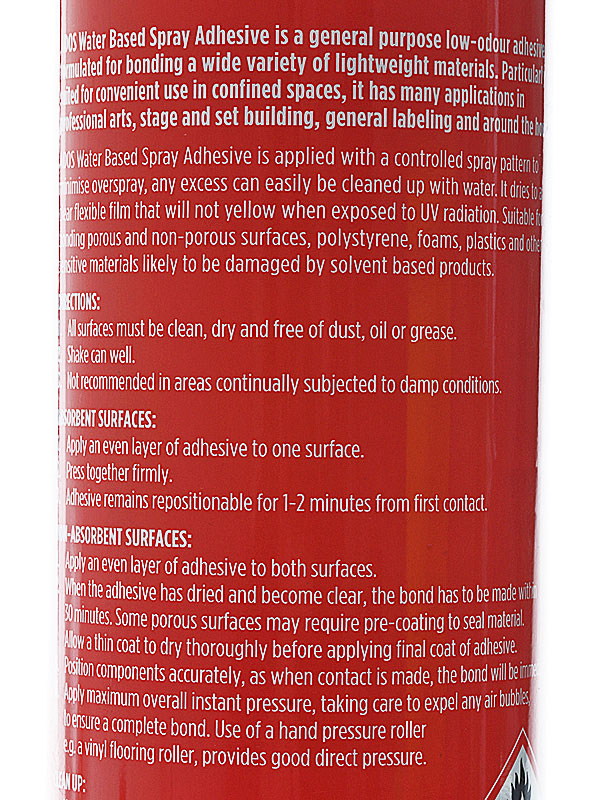 ADOS Water Based Spray Adhesive 550ml