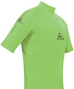Adrenalin 2P Thermal Mens Short Sleeve Rash Vest Lime S