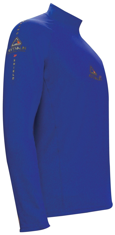 Adrenalin 2P Thermal Mens Long Sleeve Rash Vest Blue