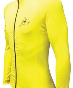Adrenalin 2P Thermal Zip-Front Mens Long Sleeve Rash Vest Yellow 2XS