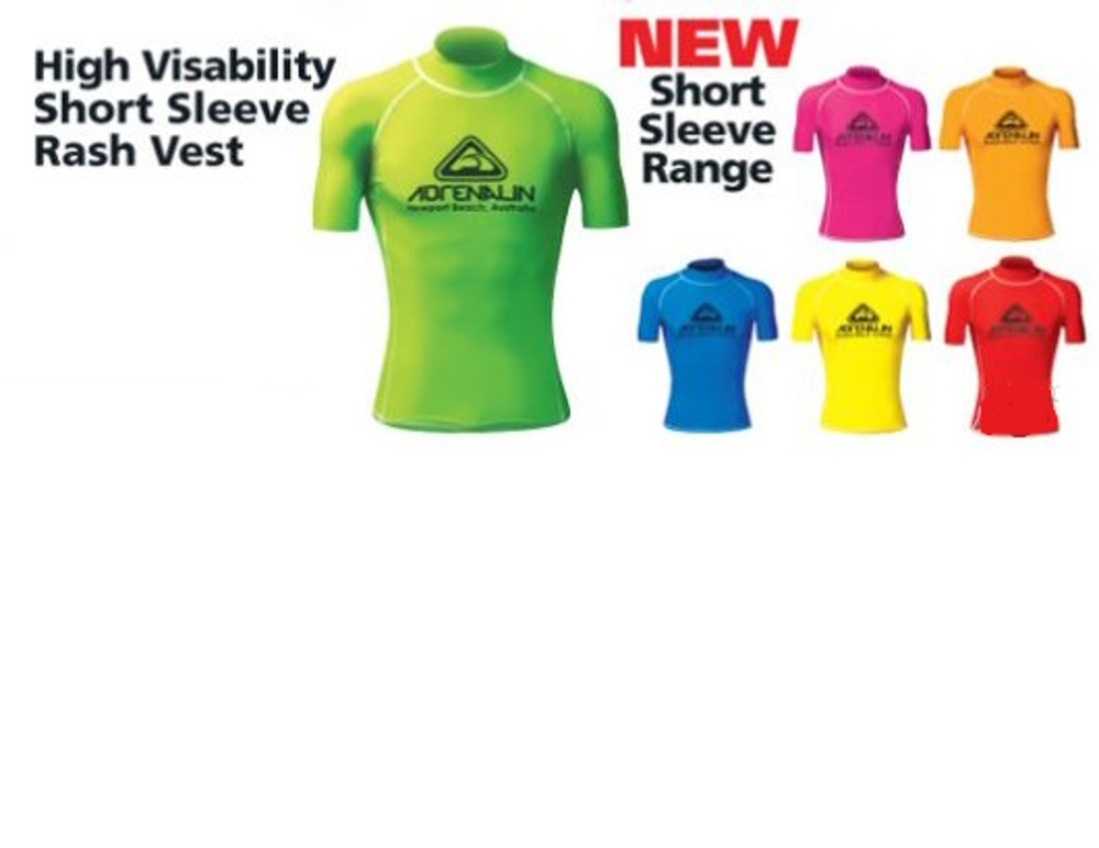 Adrenalin Vivid Junior Short Sleeve Rash Vest - Image 2