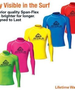 Adrenalin Hi-Vis Mens Long Sleeve Rash Vest Pink XL