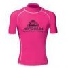 Adrenalin Hi-Vis Club Mens Short Sleeve Rash Vest Pink